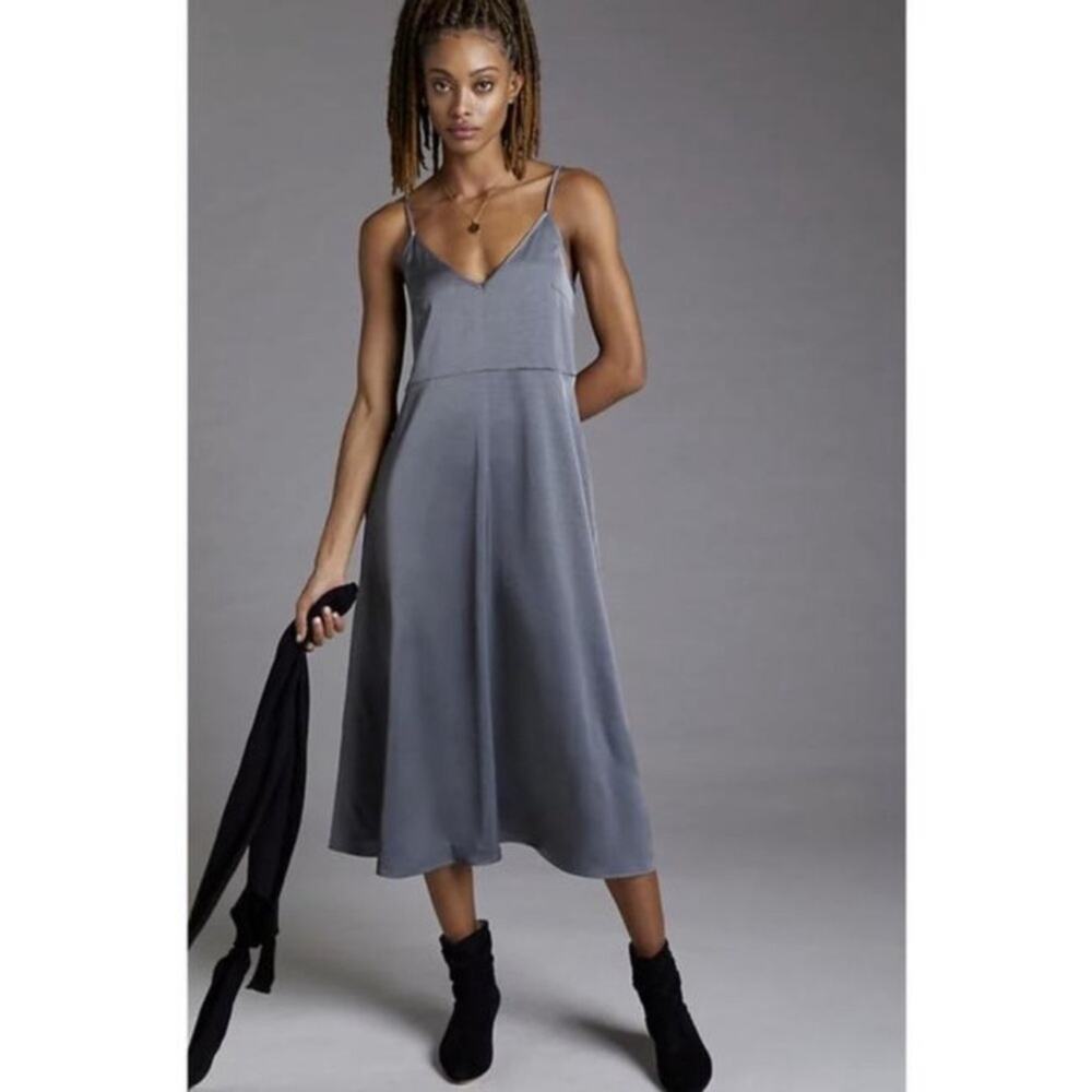 Grey Anthropologie Daily Practice Dress